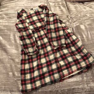 Flannel winter dress